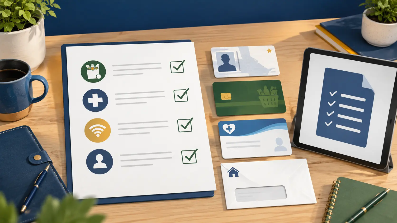 Eligibility documents for SNAP, Medicaid, Lifeline, and tablet assistance in Idaho